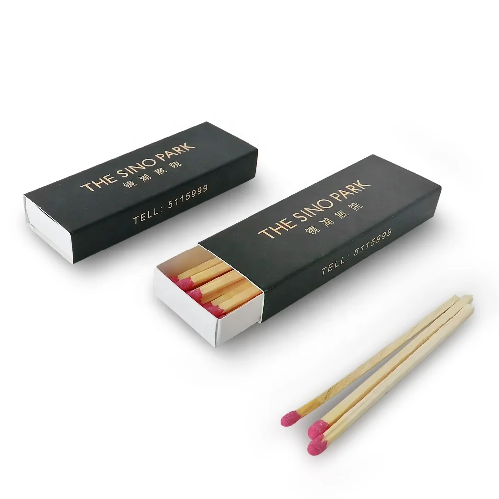 Hot Sale Wooden Stick Matches Custom Hotel Advertising Safety Matchbox  Matches - China Safety Matches and Extra Long Matches price
