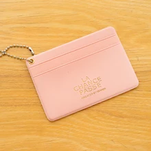 Por Business Card Keychain Lots Square Travel Credit Card Holder Wallet Visiting Id Business Cover For Bus Cards Bag Case With Keychain Lanyard Keyring