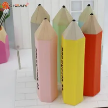 1X Creative Stationery font b Pencil b font Style Silicone Pen Bag font b Box b