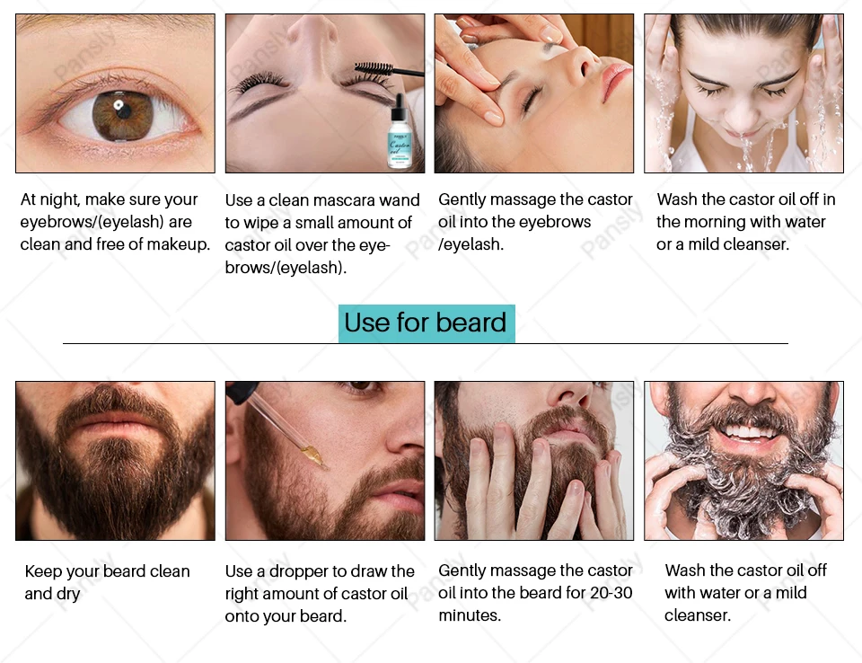 pure castor oil for eyebrows