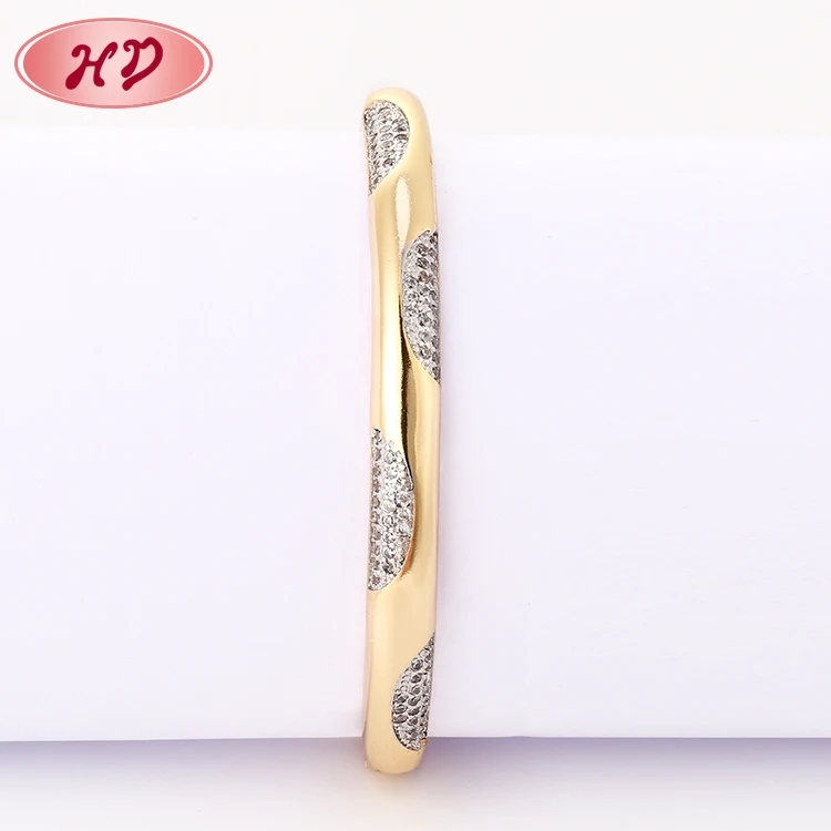 Latest Designs Dubai Gold Plated Ladies Fancy Bangles