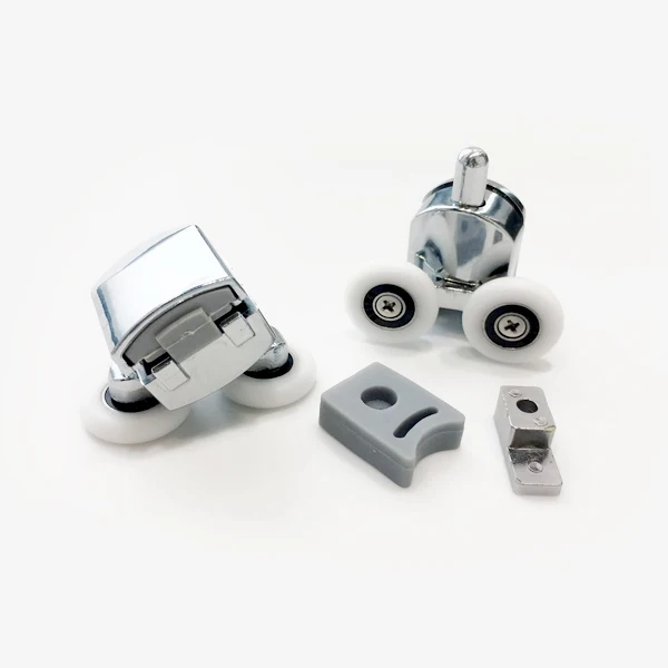 Plastic Bathroom Shower Cabin Sliding Door Bottom Roller Buy Sliding