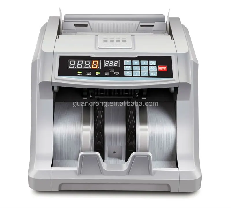 
 GR-6600 UV/MG интеллигентая (ый) разводное счетная машинка для денег со светодиодным экраном  