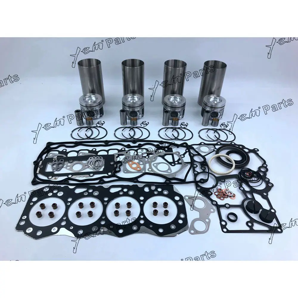 4JJ1 Cylinder Liner Kit With Overhaul Gasket Kit for Isuzu Engine 2