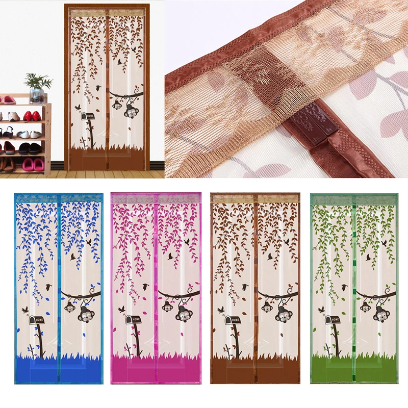 Шторы-ролики магнитные занавески для защиты от комаров тюлевые душа автоматическое закрывание экрана сетчатые Летний