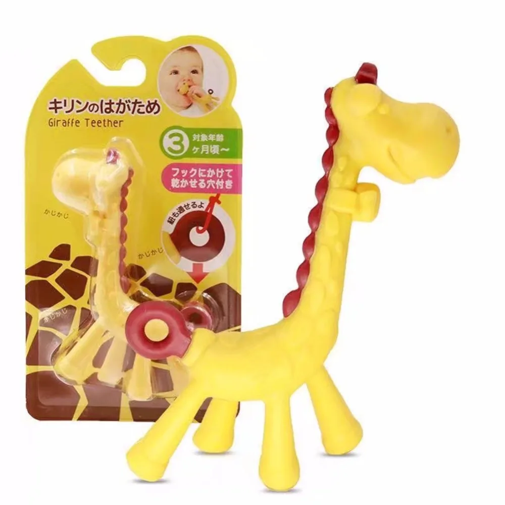 silicone giraffe teether