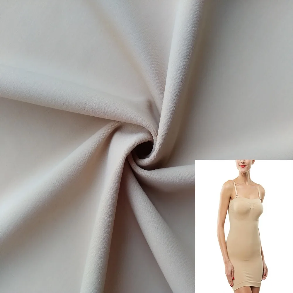 Custom 78% Nylon 22% Spandex Stripped Texture Rib Fabric For Yoga