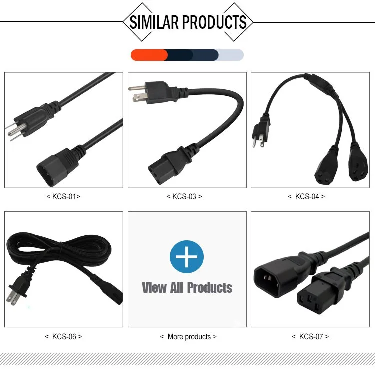 Wholesale Iec Extension Supply Cable Y Splitter 2 Ways IEC 320 2 X C13 To C20 Power Cord 15