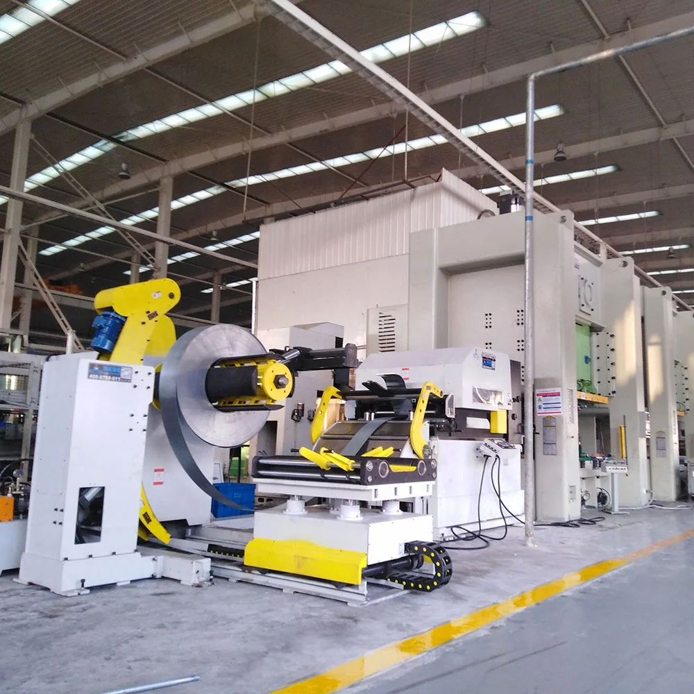 HAIWEI Decoiler and Straightener and Servo Feeder 3 in 1 Machine for Power Press Machine
