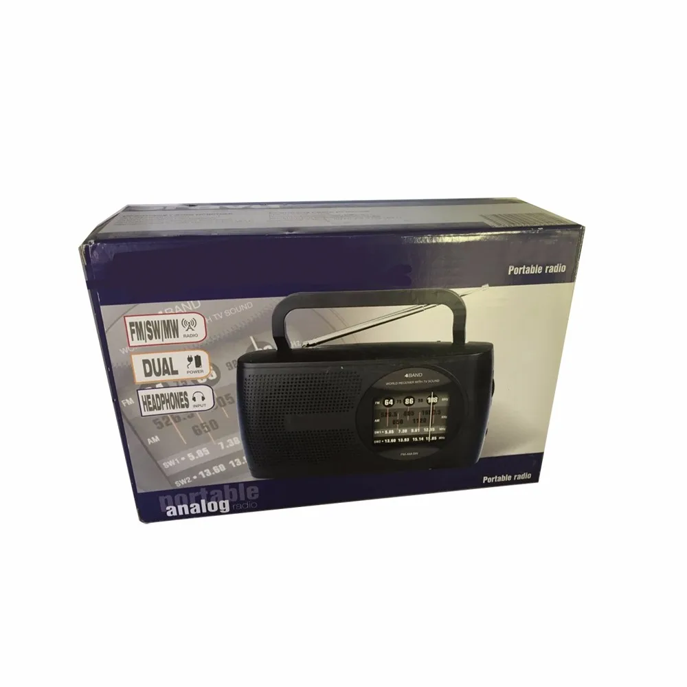 新製品ラジオセットポータブルマニュアルクリアチューンジョックミニfm