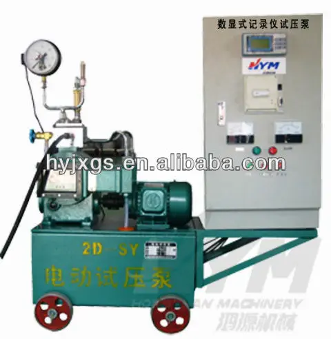 Hydrostatic pressure testing pump / Electric hydrostatic test pump