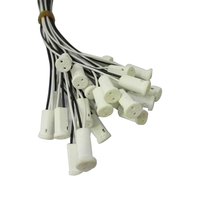 
G4 розетка керамическая светодиодная галогенная лампа держатель освещения 12 в 110 В 220 В g4 галогенная лампа Тип Розетки держатель лампы g4 