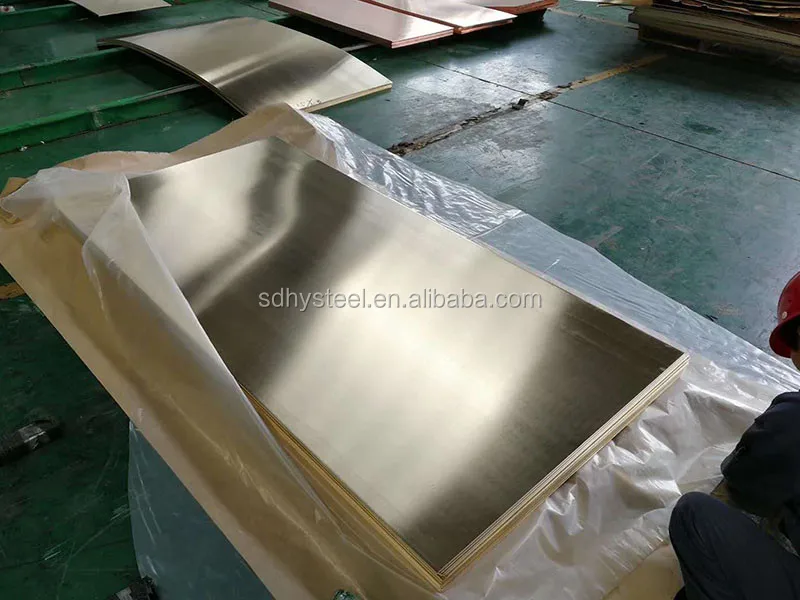 Competitive Price Brass Plate 2mm1220mm Wide 0.360mm Thickness Brass