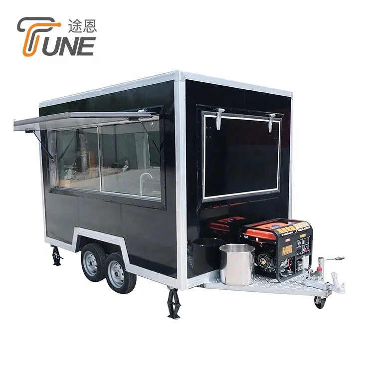 TUNE Mobile Mini Food Cart With Wheels Ice Cream Truck Food Kiosk for Sale