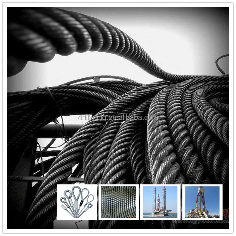 Стальной трос Tigerrig для буровой установки Поставка со склада правительства