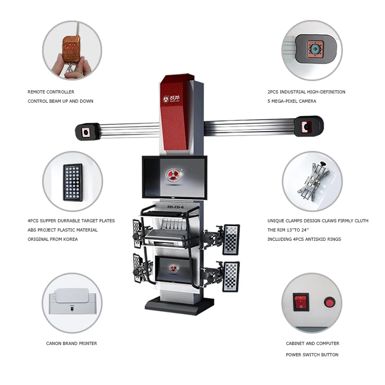 Battle axe 3d 4 Wheel Alignment System With Freely Parts Approved by 3d Alignment Dealer
