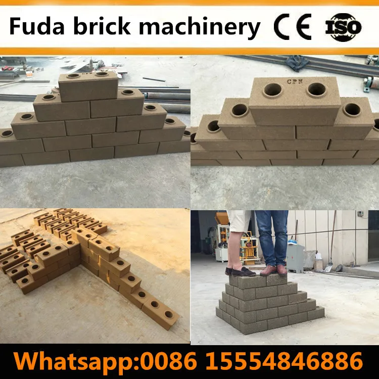 FD4-10 Clay Innovative Construction Equipment Earth Brock Machine