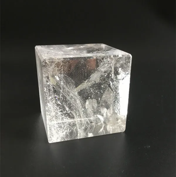 Natural clear Quartz Crystal Cube Crystal Carving Cube for Decoration
