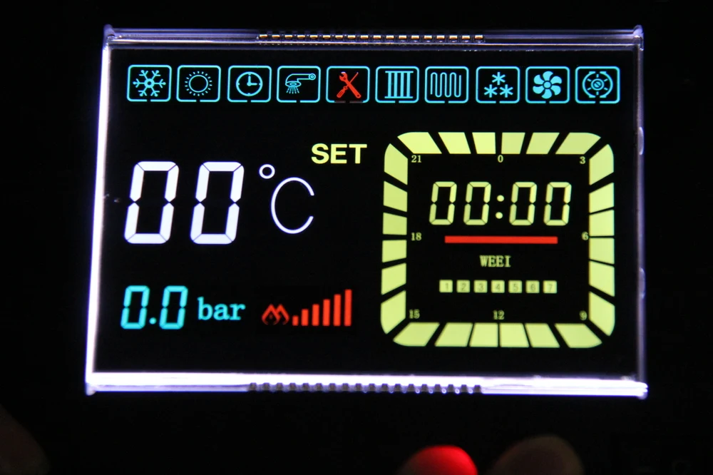 
Пользовательский LCD панель сегментный ЖК-дисплей экран для весов 