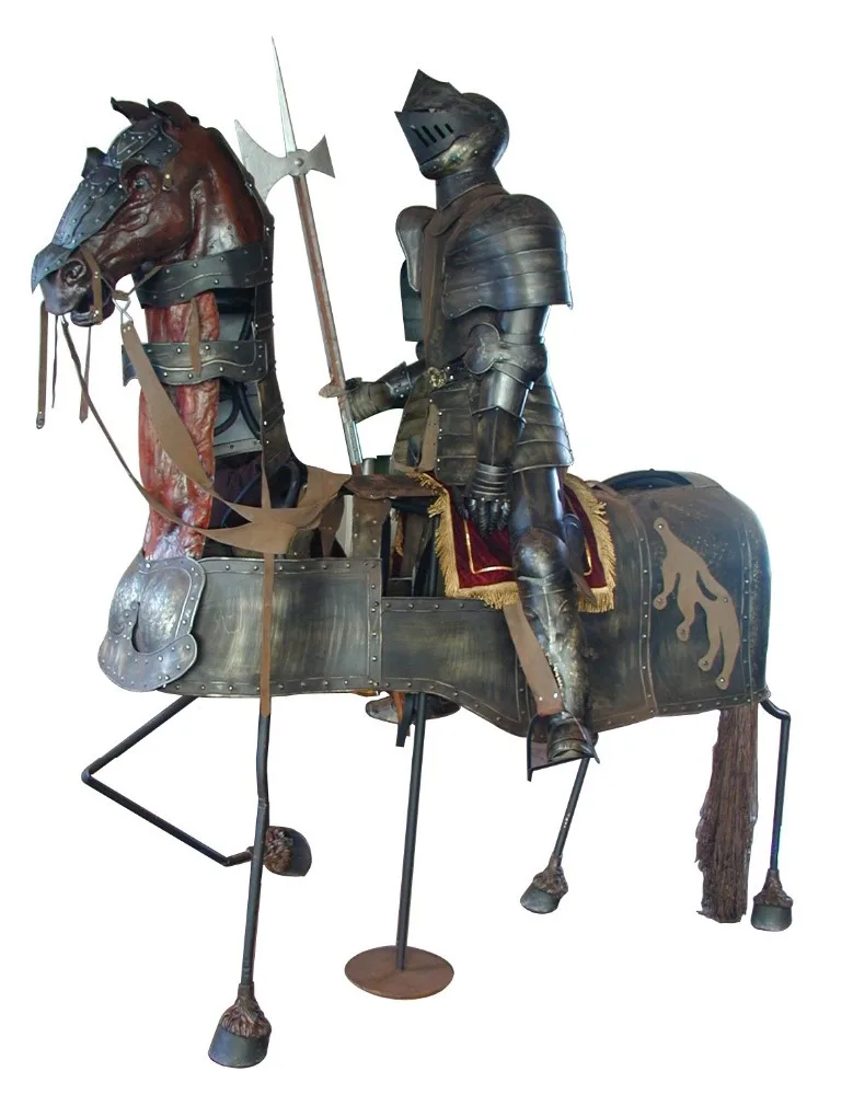 medieval jousting horse