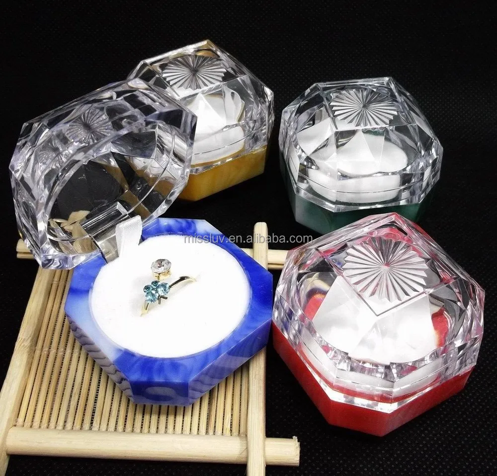 clear ring box