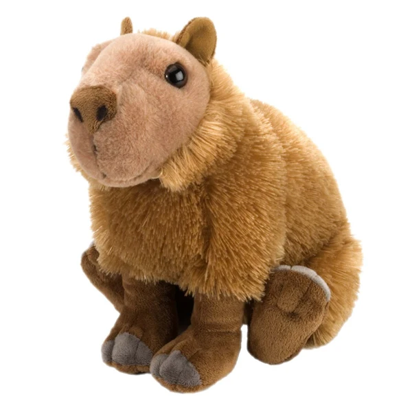 Capybara bonito brinquedo de pelúcia realista animais selvagens rastejando  capybara macio macio pelúcia boneca para crianças presentes de aniversário  - AliExpress