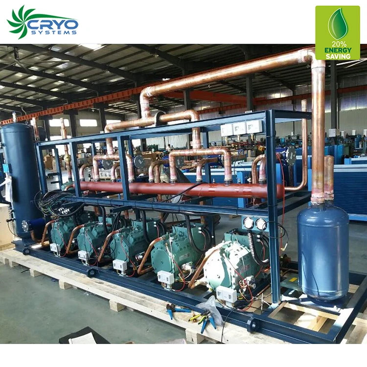 Конденсаторный блок охлаждения 2 hp, конденсаторный блок с воздушным охлаждением, винтовой компрессор, холодильный блок