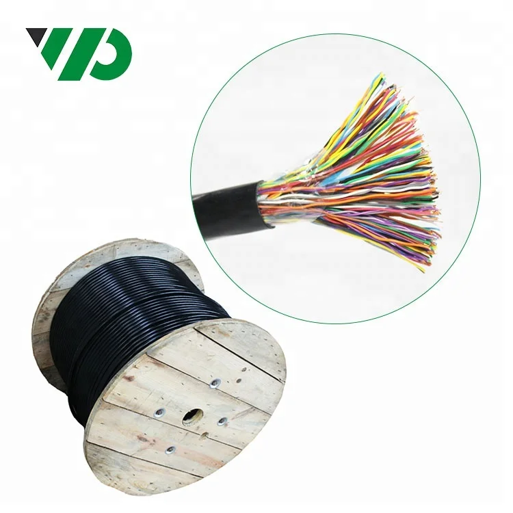 Multiple Cat5e 24AWG Twisted Pair Copper Wire 100 Pair Telephone Cable
