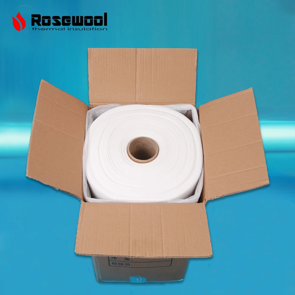 High Temperature Ceramic Fiber Paper 1mm-6mm Thermal Insulation ...