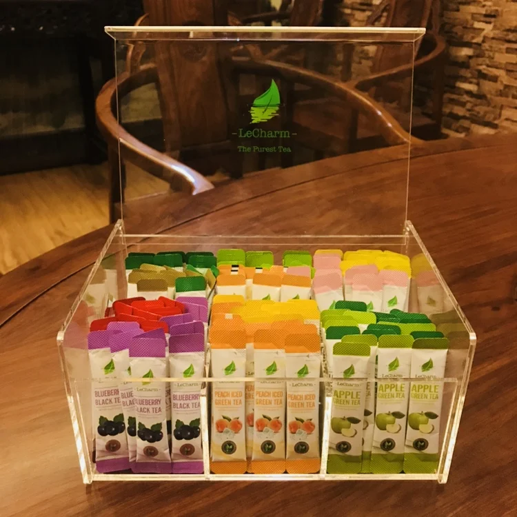 Refresh Instant Herbal Tea Mint Green Tea Extract Crystal