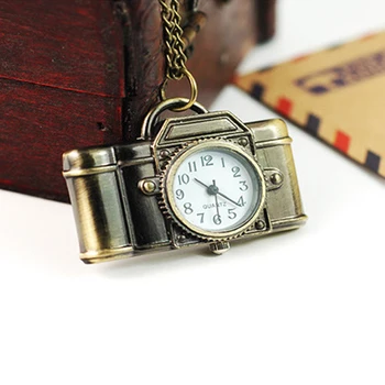 Decorative watch hot - selling products camera pocket watch necklace manufacturers direct cartoon gift watch