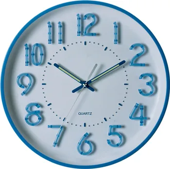 wall clock with luminous hands