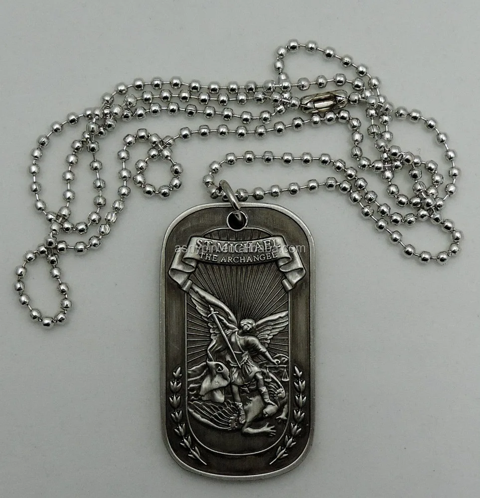 dog tag style necklace