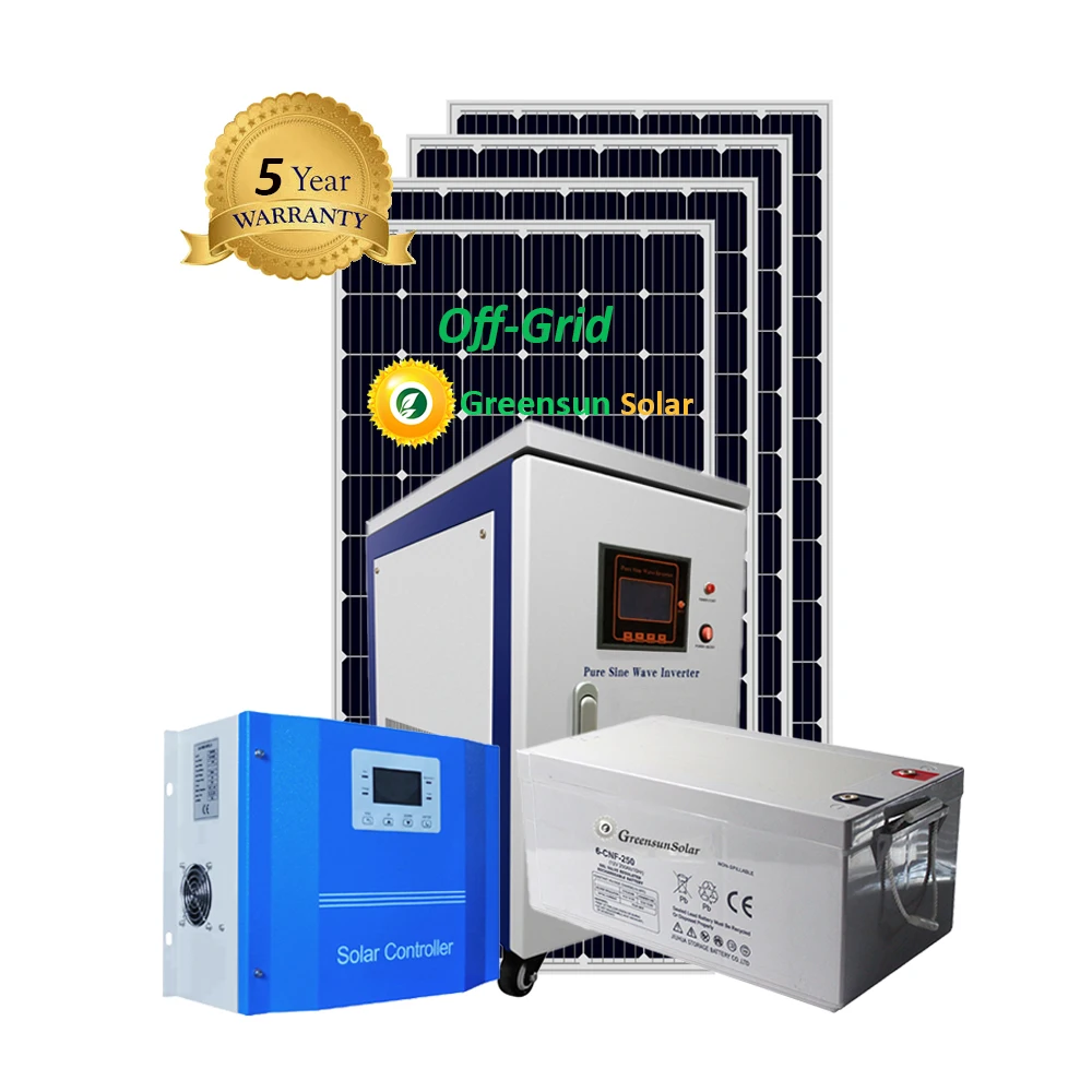 Solar Power Off Grid 10kw Home Electricity System Off-Grid 10000w Panel System