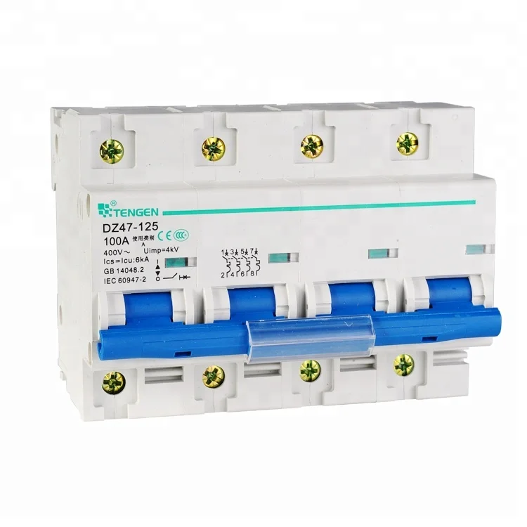 High Quality 3 Phase 100 Amp Air Circuit Breakers