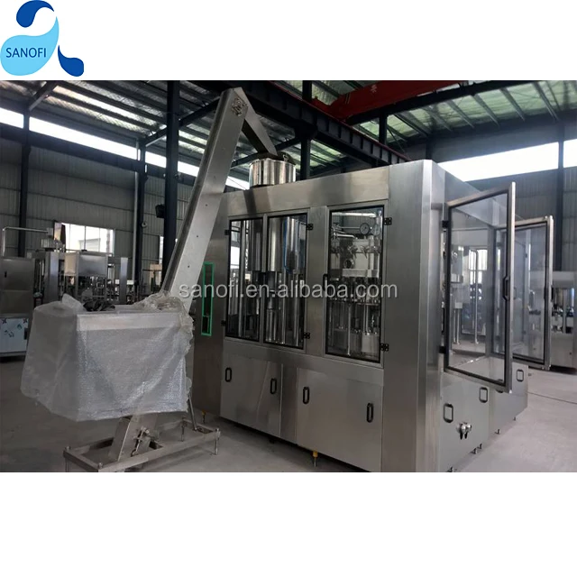 Automatic CSD Soft Drinks Filling Machine Tarhun Buratino 200ml Plastic and 500ml Glass Bottle from Baikal Production Line