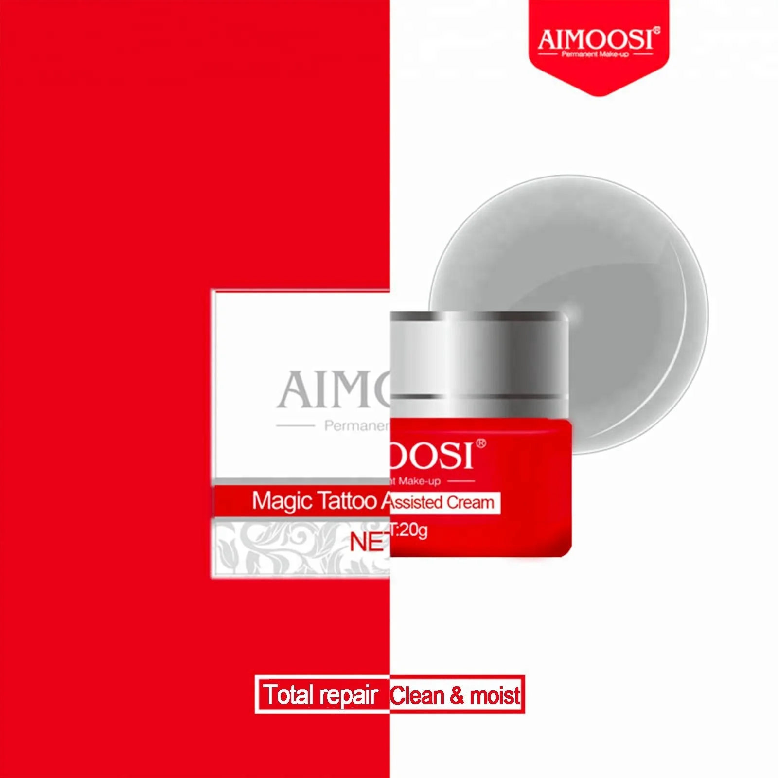 Aimoosi Красный Эльф крем Перманентный макияж татуировки последующий уход вспомогательные продукты