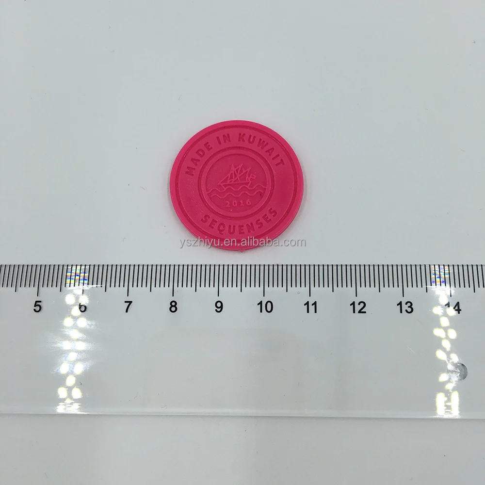Promotional Custom Food Grade Engraved Embossed Logo Plastic Token Coins