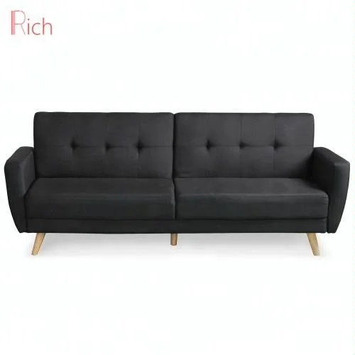 Modem Nordic Minimalist Style Home Living Room Furniture Wooden Legs Fabric Sofa Couch
