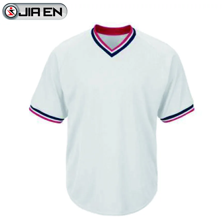 Source Men v neck pullover baseball jersey design custom fashion blank baseball  shirts on m.