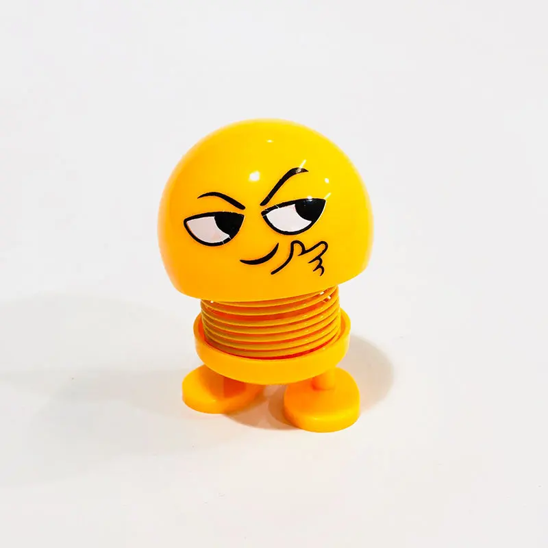 Игрушка на заказ, автомобильный аксессуар, Декор, поплавок, весенний подарок, выражение, фигурка, вращающаяся голова, кукла