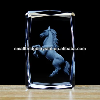 フランスクリスタルレーザー彫刻 高品質な3dレーザー彫刻クリスタルクラフトの馬の動物| Alibaba.com