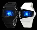 Electronic 2016 New LED Watch Force Digital Watches Fashion Sports Plane Men Wristwatch Silicone Band Military
