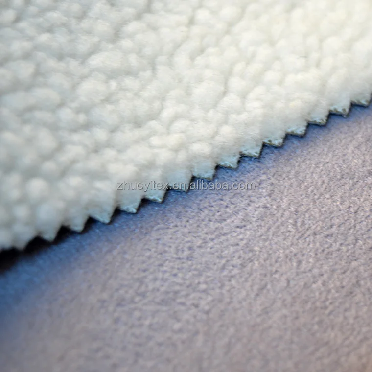 100 Polyester Sherpa Suede Fabric For Garment Or Blanket Buy Suede