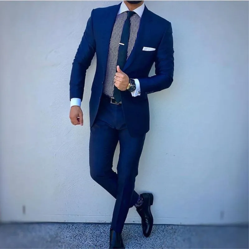 Fashion Design Suit for Men for dack blue paisley mens suit High ...