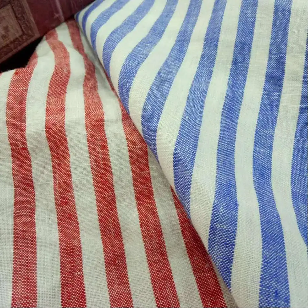 Wholesale 100% Striped Linen