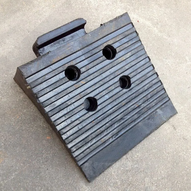 Прочная резиновая панцирная рампа для парковки автомобиля