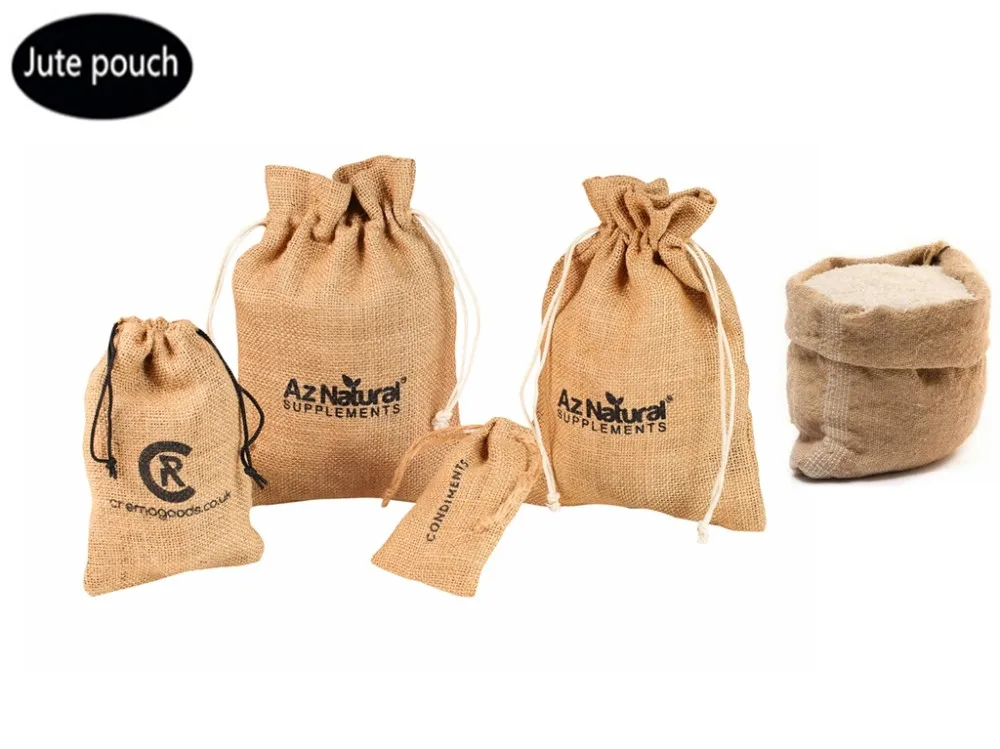 branded jute bolsas