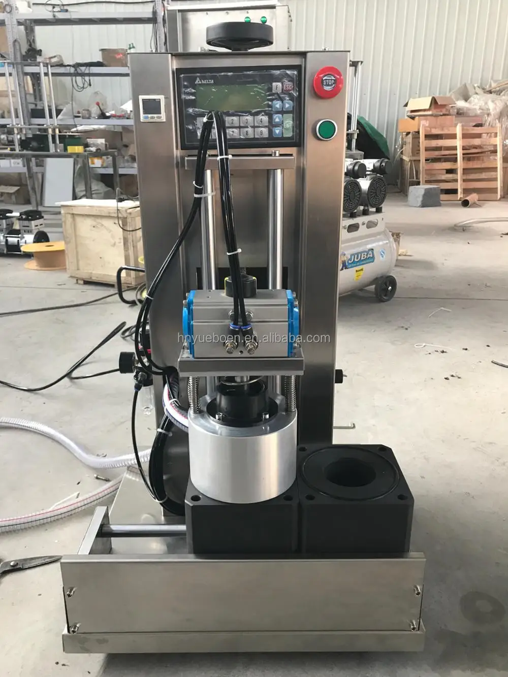 
 Профессиональный производитель со стеклянным кувшином/бутылка откручивающаяся крышка вакуумной укупорки машина для продажи  