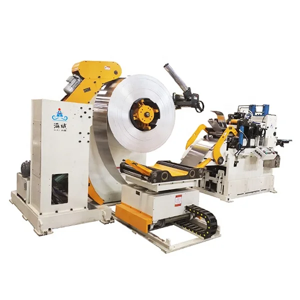 HAIWEI Decoiler and Straightener and Servo Feeder 3 in 1 Machine for Power Press Machine